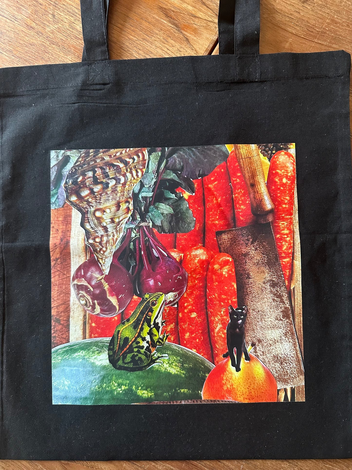Totebag KÜCHENROMANTIK MIT FROSCH