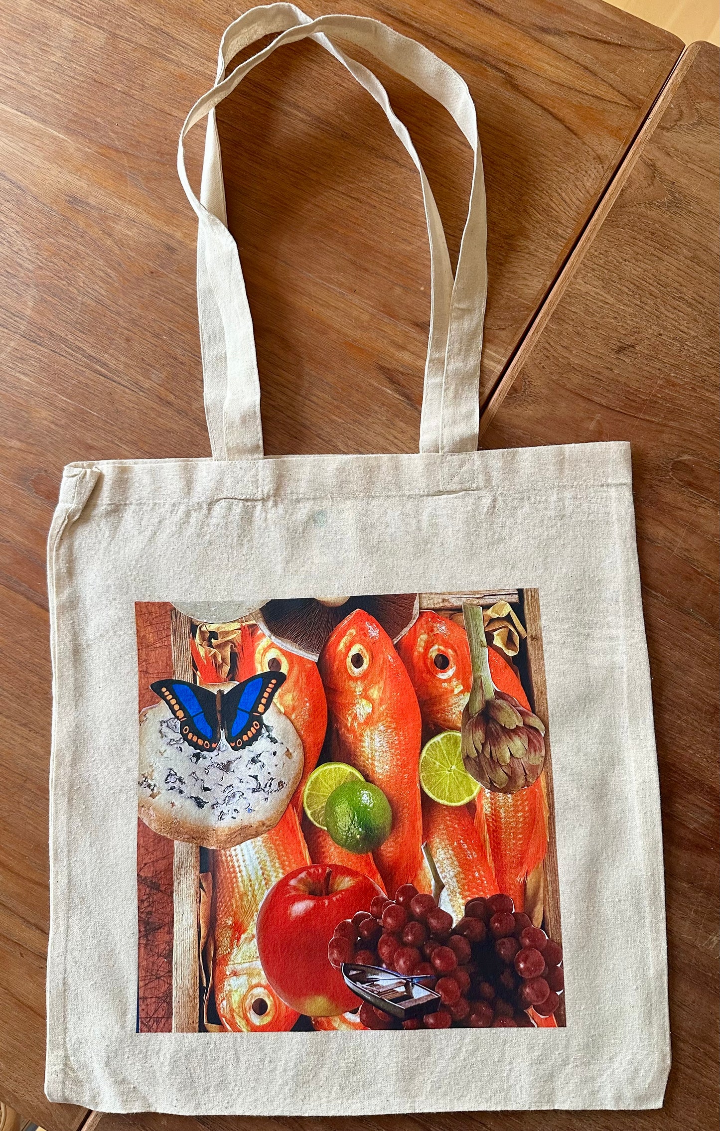 Totebag KÜCHENROMANTIK MIT GOLDFISCHEN