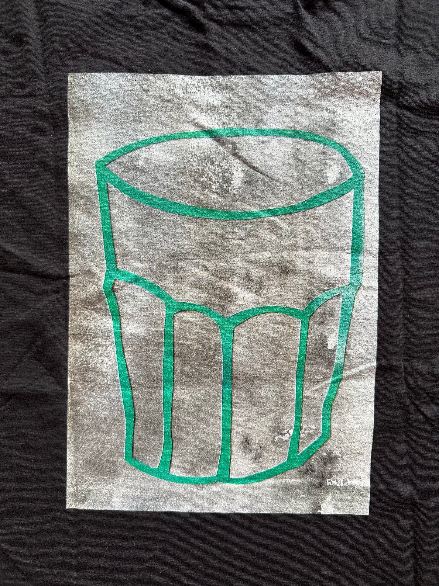 T-Shirt LOKI/GLAS GRÜN schwarz, L