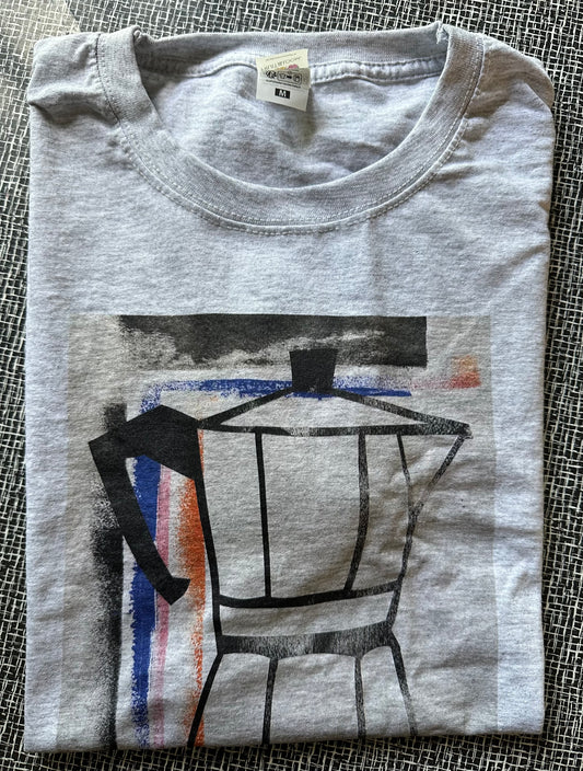 T-Shirt KAFFEE grau, L