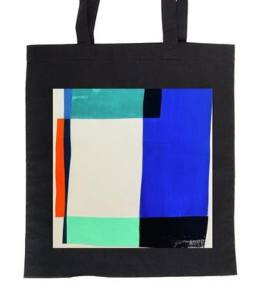 Baumwolltasche FENSTER schwarz